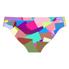Colorful squares                                                 Cross Back Hipster Bikini Set from ZippyPress Back Under