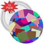 Colorful squares                                                  3  Button (10 pack)