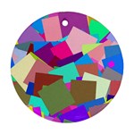 Colorful squares                                                  Ornament (Round)