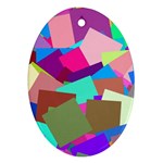 Colorful squares                                                  Ornament (Oval)