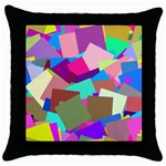 Colorful squares                                                  Throw Pillow Case (Black)