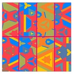 Colorful shapes in tiles                                                   Satin Scarf
