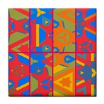Colorful shapes in tiles                                                   Tile Coaster