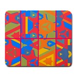 Colorful shapes in tiles                                                   Large Mousepad