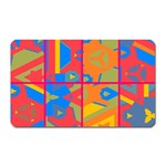 Colorful shapes in tiles                                                   Magnet (Rectangular)