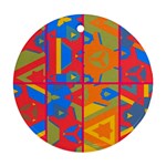 Colorful shapes in tiles                                                   Ornament (Round)