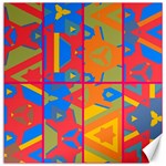 Colorful shapes in tiles                                                   Canvas 12  x 12 