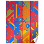 Colorful shapes in tiles                                                   Canvas 36  x 48 