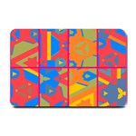 Colorful shapes in tiles                                                   Small Doormat