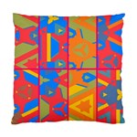 Colorful shapes in tiles                                             Standard Cushion Case (Two Sides)