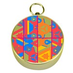 Colorful shapes in tiles                                                   Gold Compass