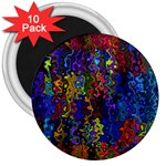 Colorful waves                                                     3  Magnet (10 pack)