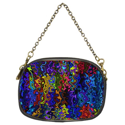 Colorful waves                                                Chain Purse (Two Sides) from ZippyPress Front