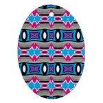 Blue pink shapes rows.jpg                                                       Ornament (Oval)