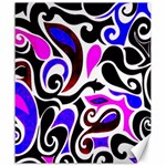 Retro Swirl Abstract Canvas 20  x 24 