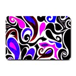 Retro Swirl Abstract Small Doormat 