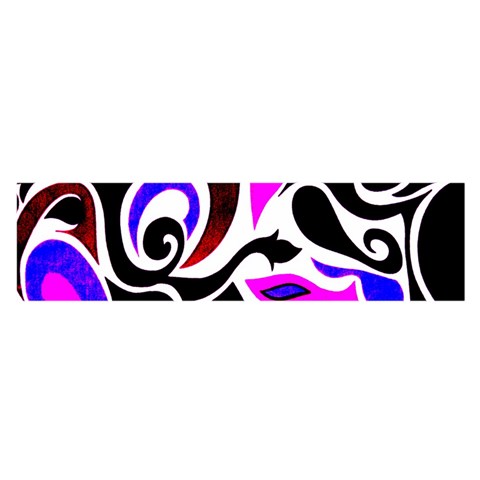 Retro Swirl Abstract Satin Scarf (Oblong) from ZippyPress Front