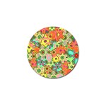Colorful shapes          Golf Ball Marker (4 pack)