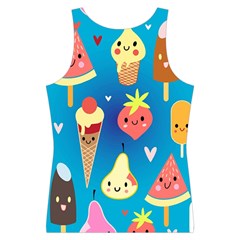 Cute food characters clipart             Women s Sport Tank Top from ZippyPress Back