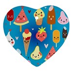 Cute food characters clipart             Ornament (Heart)