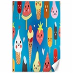Cute food characters clipart             Canvas 20  x 30 