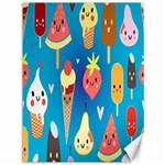 Cute food characters clipart             Canvas 36  x 48 