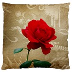 Red Rose Art Large Cushion Case (Two Sides)