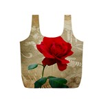 Red Rose Art Full Print Recycle Bag (S)