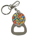 Colorful painted shapes                      Bottle Opener Key Chain