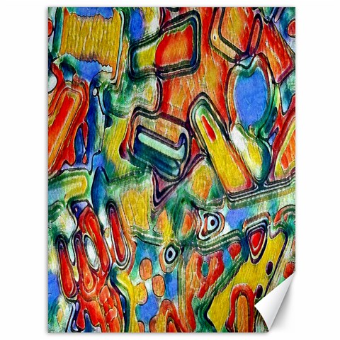 Colorful painted shapes                      Canvas 36  x 48  from ZippyPress 35.26 x46.15  Canvas - 1