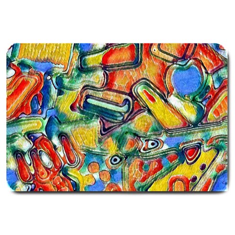 Colorful painted shapes                      Large Doormat from ZippyPress 30 x20  Door Mat