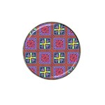 Shapes in squares pattern                       Hat Clip Ball Marker