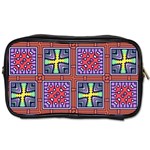 Shapes in squares pattern                       Toiletries Bag (Two Sides)