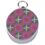 Shapes in squares pattern                       Silver Compass