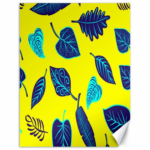 Leaves on a yellow background                                  Canvas 12  x 16  from ZippyPress 11.86 x15.41  Canvas - 1