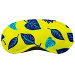 Leaves on a yellow background                                  Sleeping Mask