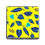 Leaves on a yellow background                                  Memory Card Reader (Square)