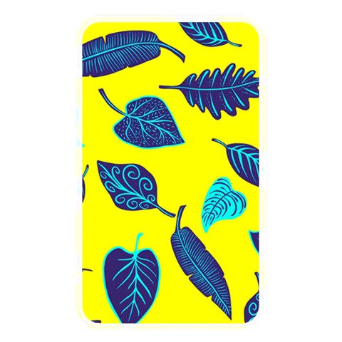 Leaves on a yellow background                                  Memory Card Reader (Rectangular) from ZippyPress Front