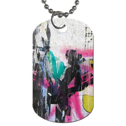 Graffiti Grunge Dog Tag (Two Sides) from ZippyPress Front