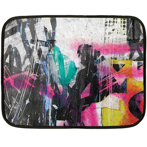 Graffiti Grunge Double Sided Fleece Blanket (Mini) from ZippyPress 35 x27  Blanket Front