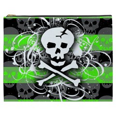 Deathrock Skull Cosmetic Bag (XXXL) from ZippyPress Front