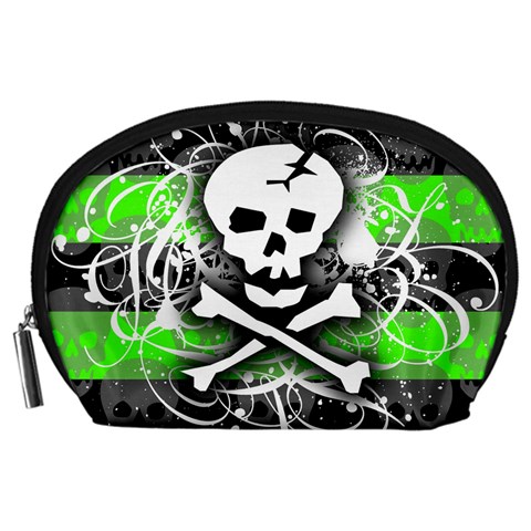 Deathrock Skull Accessory Pouch (Large) from ZippyPress Front