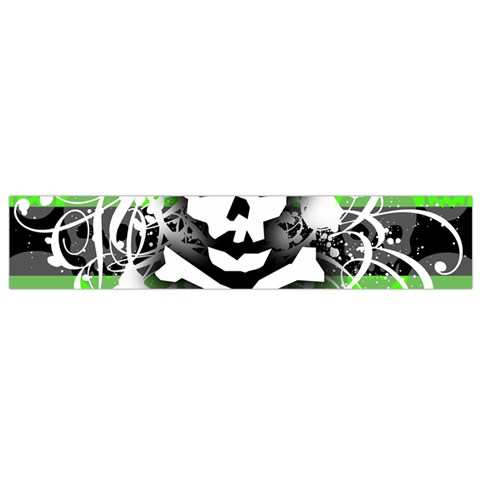 Deathrock Skull Small Flano Scarf from ZippyPress Front