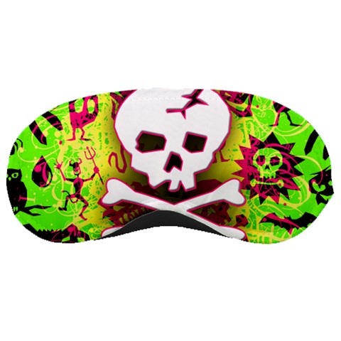 Deathrock Skull & Crossbones Sleeping Mask from ZippyPress Front
