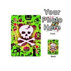 Deathrock Skull & Crossbones Playing Cards 54 Designs (Mini) from ZippyPress Front - Diamond5