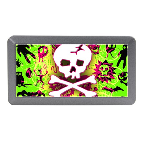 Deathrock Skull & Crossbones Memory Card Reader (Mini) from ZippyPress Front
