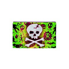 Deathrock Skull & Crossbones Cosmetic Bag (XS) from ZippyPress Back