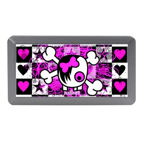 Emo Scene Girl Skull Memory Card Reader (Mini) from ZippyPress Front