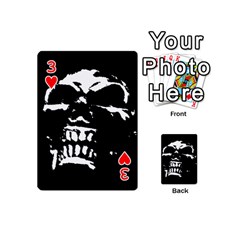 Morbid Skull Playing Cards 54 Designs (Mini) from ZippyPress Front - Heart3