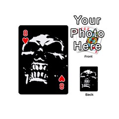 Morbid Skull Playing Cards 54 Designs (Mini) from ZippyPress Front - Heart8